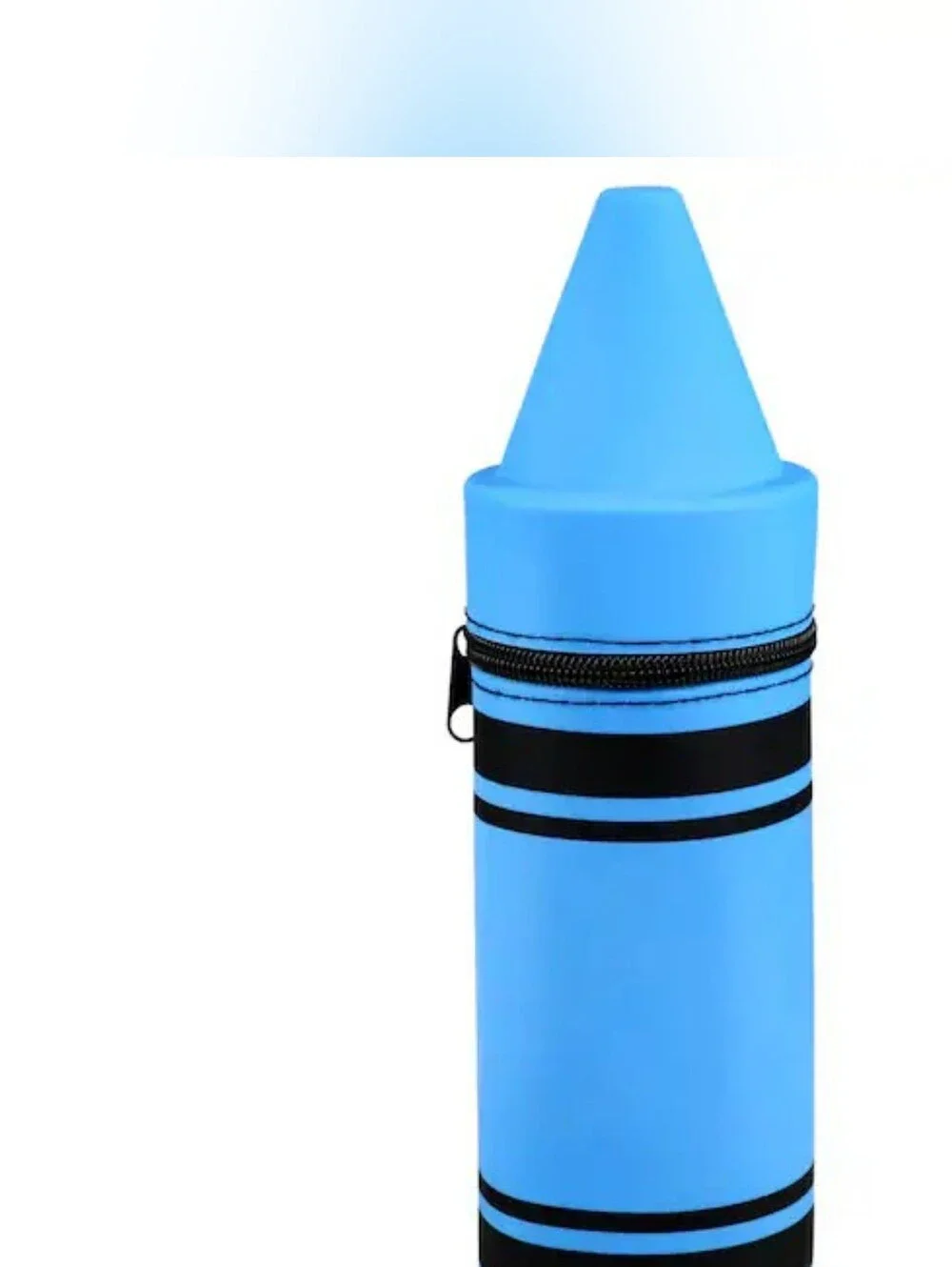 Pencil Shape Case /Pouch - Multicolor (Green, Blue, Yellow, Red) Choose 1